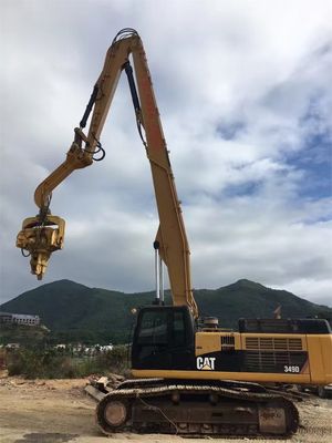 Conduite de piles et tirage de piles Excavateur bras de conduite de piles CAT340 personnalisé avec pilote de piles