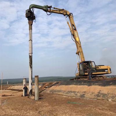 Conduite de piles et tirage de piles Excavateur bras de conduite de piles CAT340 personnalisé avec pilote de piles