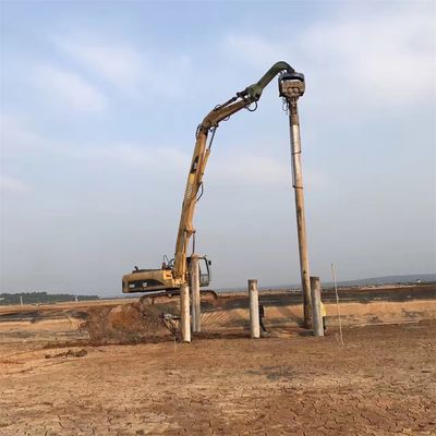 Conduite de piles et tirage de piles Excavateur bras de conduite de piles CAT340 personnalisé avec pilote de piles