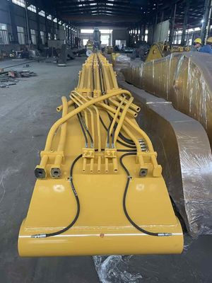CAT349 22m Q355B Pile de l'excavatrice Armure de conduite du bras Angle d'ouverture du bras Environ 160 °
