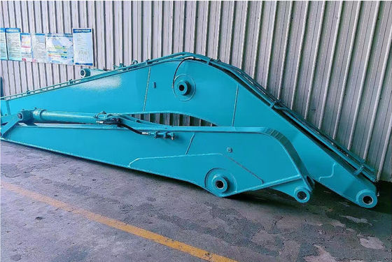 Garantit le bras de l'excavateur à longue portée avec seau et cylindre pour CAT Kobelco