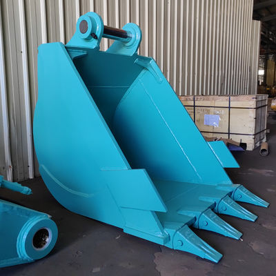 Garantit le bras de l'excavateur à longue portée avec seau et cylindre pour CAT Kobelco