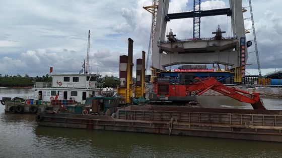 Excavateur à bras long avec seau et cylindre pour CAT KOBELCO Hitachi