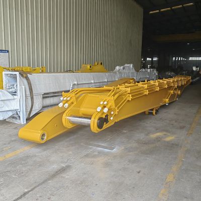Machine de battage de pieux montée sur excavatrice avec composants principaux de la flèche de battage de pieux, roulement