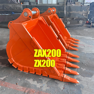 Rouge résistant de seau de roche d'excavatrice d'OEM Pc200 Pc210 ou client requis