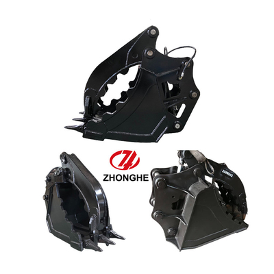 Excavatrice en acier de haute résistance Thumb Bucket | Durable et résistant à l'usure | PC120 ZX130 SH150