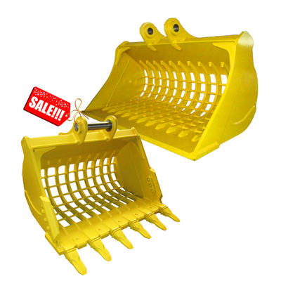 SK200 10 20 30 Pièces jointes de pelle rétro pour excavatrice de 40 tonnes sans dents OEM ODM