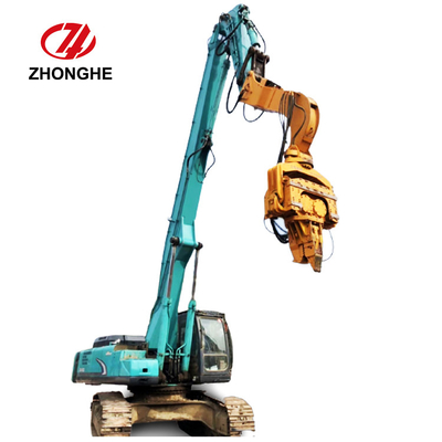 piles concrètes de Pile Driver Boom d'excavatrice de 13M 15M pour ZX330 PC300 Hyundai R360