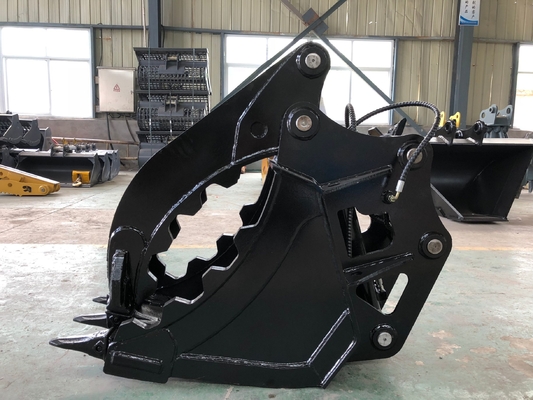 Excavatrice durable et résistante à l'usure Thumb Bucket 0.6cbm pour PC120 ZX130 SH150