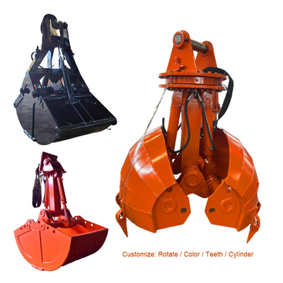 Excavatrice ronde antiusure Clamshell Bucket, Shell Excavator Sand Bucket hydraulique