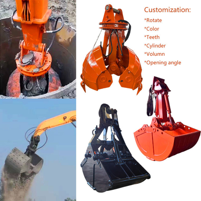 Jaune chaud/gris/etc Komatsu Durable seau à coquille mini seau de pellicule pour pellicule de pellicule de pellicule de pellicule