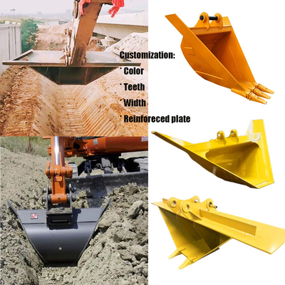 Seau de creusement de la livraison V rapide pour l'excavatrice, seau trapézoïdal durable de fossé de V