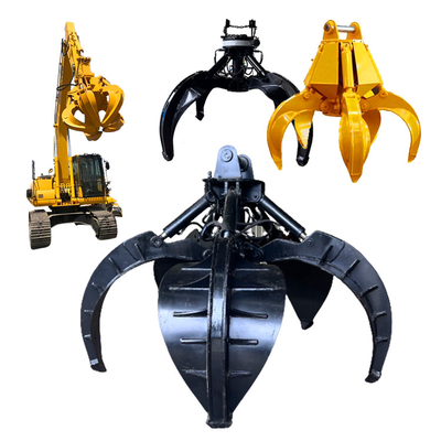NM400 excavatrice antiusure Rock Grapple, seau de grippage de Q355B pour 20 Ton Excavator
