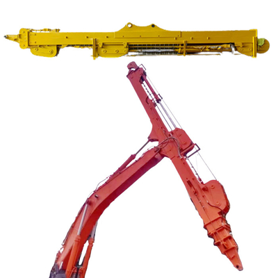 Excavateur à trois sections Téléscopique bras de broche pour Komatsu Cat Hitachi Kato