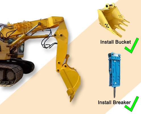 Cat Hitachi Komatsu Excavator Tunnel Boom excavateur raccourcir le bras excavateur raccourcir le boom le bras excavateur boom et le bras creuseur boom le bras à courte portée boom